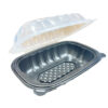 9" x 6" Hinged PP Duo-Colored Plastic Clamshell Container (150pcs) - Image 3